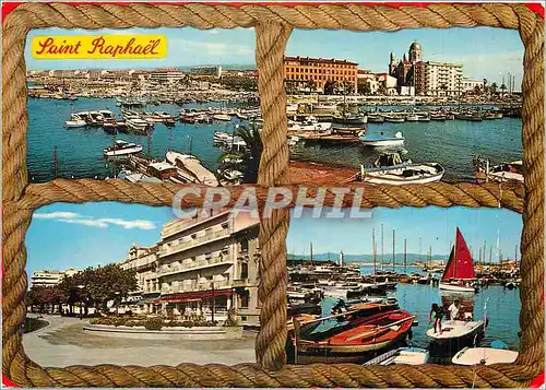 Moderne Karte Saint Raphael Souvenirs Pays du Soleil