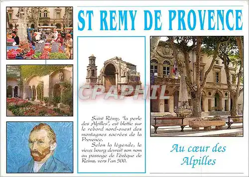 Moderne Karte St Remy de Provence (B du RH) au coeur des Alpilles Van Gogh