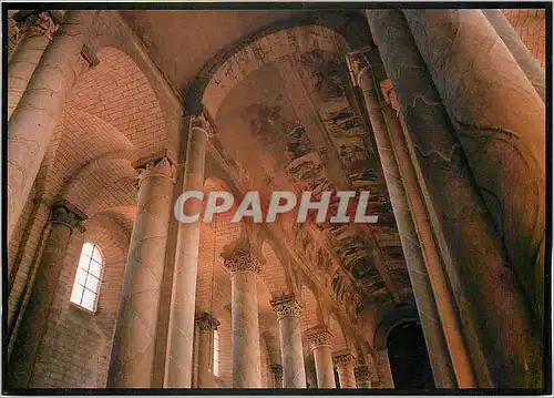 Moderne Karte Saint Savin (Vienne) Abbaye Saint Savin et Saint Cyprien Nef de l'abbatiale