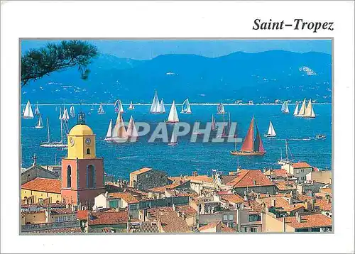 Cartes postales moderne Saint Tropez Le village durant la Noulargue
