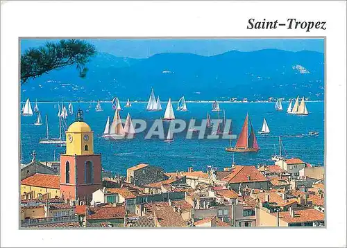 Moderne Karte Saint Tropez Le village durant la Noulargue