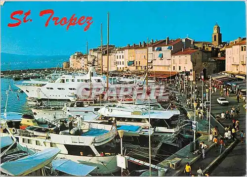 Cartes postales moderne Saint Tropez (Var) Vue generale du Port