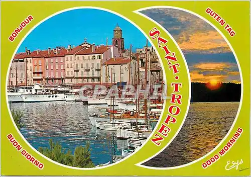 Cartes postales moderne Saint Tropez (Var) Le Port