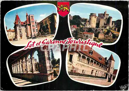 Cartes postales moderne Le Musee d'Agen Chateau de Bonaguil Marmande le cloitre Chateau de Nerac