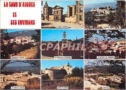Cartes postales moderne La Tour d'Aigues et ses environs Vaucluse