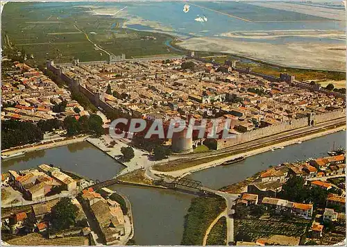 Moderne Karte Aigues Mortes (Gard) La Ville du Roi Saint Louis