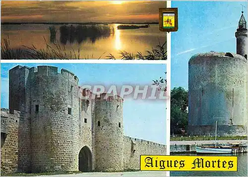 Moderne Karte Lumiere et Couleurs du Gaf Aigues Mortes (Gard) Divers aspects