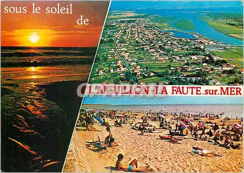 Cartes postales moderne L'Aiguillon la Faute sur Mer (Vendee) situee sur la rive gauche du Lay