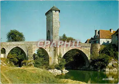 Moderne Karte Orthez (Pyrenees Atlantiques) Le Pont Vieux le  Gave de Pau