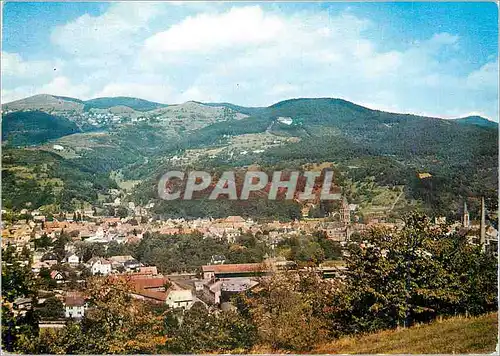 Cartes postales moderne Munster (Ht Rhin) Vue generale avec Haslach et Hohrodberg