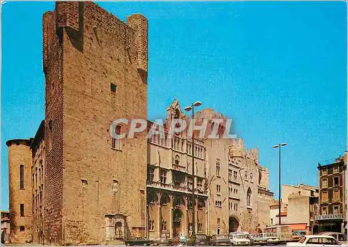 Cartes postales moderne Narbonne (Aude) Hotel de Ville et Palais des archeveques (Donjon Gilles Aycelin)