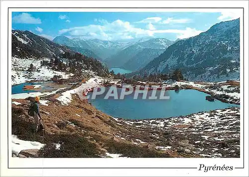 Cartes postales moderne Hautes Pyrenees Massif du Neouvielle Lac de Bastanet