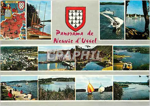 Cartes postales moderne La Correze Touristique Panorama de Neuvic d'Ussel
