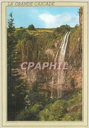 Cartes postales moderne les Monts d'Auvergne Pres du Mont Dore (Puy de Dome) La Grande Cascade (haut 30 m)