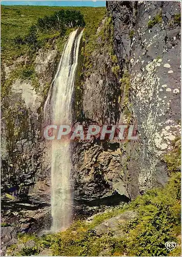 Moderne Karte L'Auvergne Pittoresque La Grande Cascade