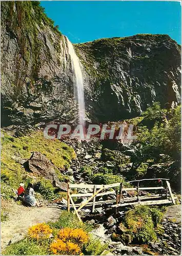 Moderne Karte L'Auvergne touristique Le Mont Dore (alt 1050 m) la Grande Cascade