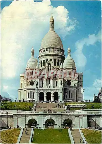 Cartes postales moderne Paris La Basilique du Sacre Coeur de Montmartre