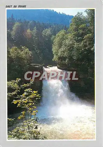 Moderne Karte Paysages du Haut Doubs le Saut du Doubs