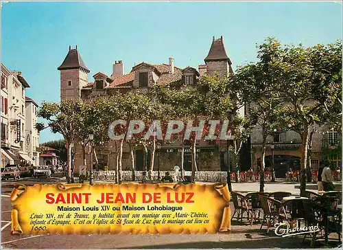 Moderne Karte Saint Jean de Luz (P Atl) Maison Louis XIV