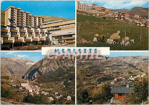 Cartes postales moderne Les Hautes Alpes Orciers Merlette (1450 m 1850 m) Tourisme Ete Hiver