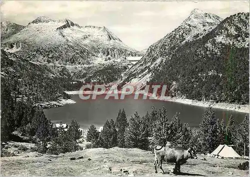 Cartes postales moderne Hautes Vallee d'Aure Lac d'Oredon et barrage de Cap de Long (2093 m)