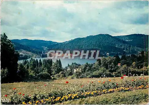 Moderne Karte les Vosges Pittoresque Gerardmer le lac vers Ramberchamp