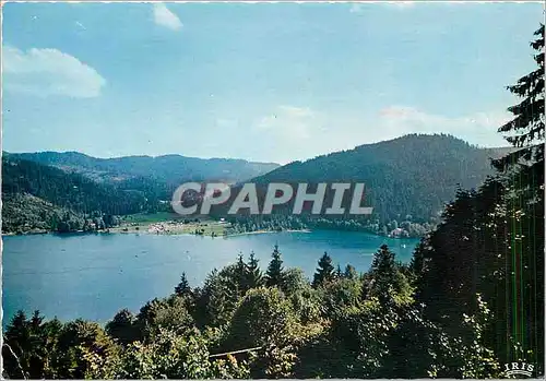 Moderne Karte les Vosges Pittoresque Gerardmer le Lac vers Ramberchamp