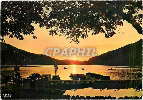Cartes postales moderne les Vosges Pittoresque Coucher de soleil sur le lac de Gerardmer