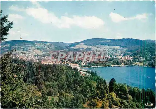 Moderne Karte les Vosges Pittoresque Gerardmer Le Lac depuis les Xettes