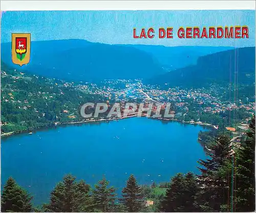 Moderne Karte Lac de Gerardmer