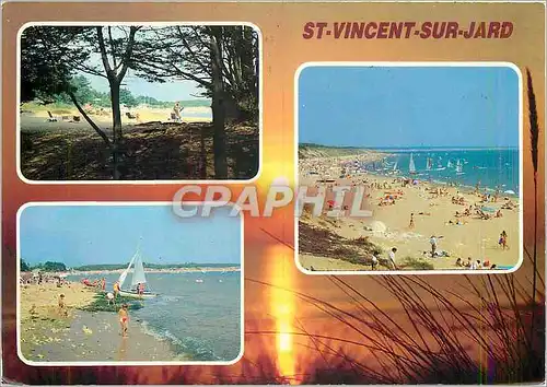 Cartes postales moderne La Vendee Touristique Saint Vincent sur Jard les Plages