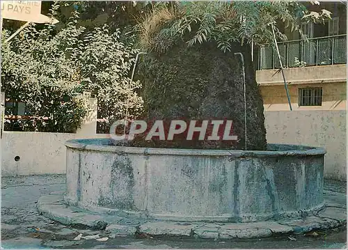 Moderne Karte St Zacharie en Provence Var la fontaine de la rue Jean Jaures