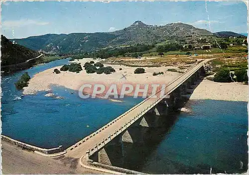 Cartes postales moderne La Vallee de l'Ardeche le Pont et le Rocher de Sampzon
