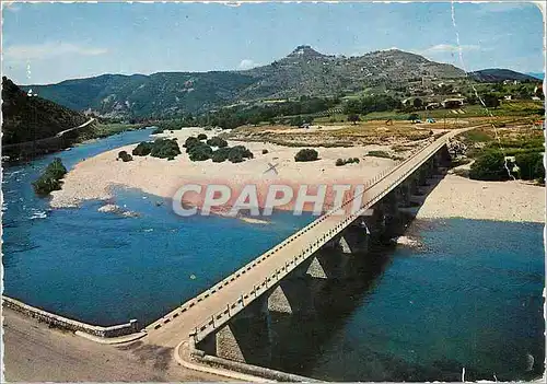 Moderne Karte La Vallee de l'Ardeche le Pont et le Rocher de Sampzon