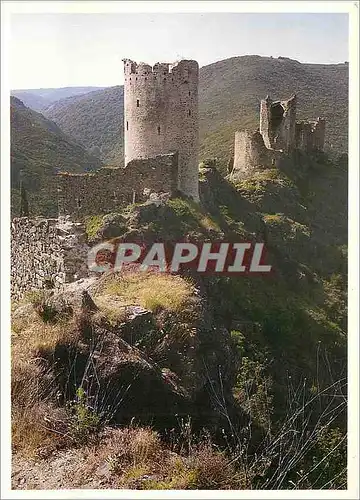Cartes postales moderne Pays Cathare Chateaux de Lastours Tour Regine et Cabaret