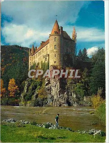 Moderne Karte Chateau de Lavoute Polignac et la Loire (Haute Loire)