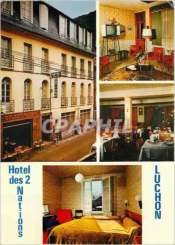 Moderne Karte Hotel des 2 Nations 5 Rue victor Hugo Luchon