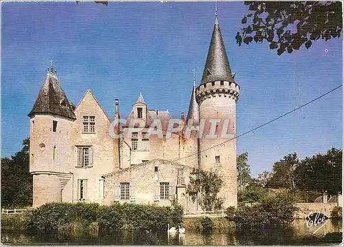 Moderne Karte Les Beaux chateaux du Medoc Ludon Medoc le chateau d'Agassac