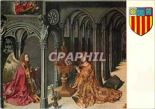 Cartes postales moderne La Cite du Roy Rene Aix en Provence Eglise Sainte Marie Madeleine Parite centrale du Triptyque d