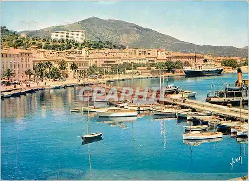 Cartes postales moderne Ajaccio (Corse) Vue generale sur le Port et la Ville