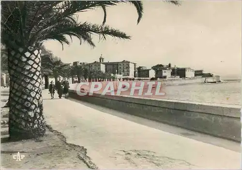 Moderne Karte Ajaccio (Corse) La Promenade