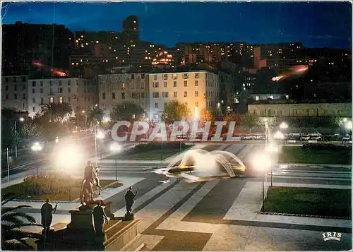 Cartes postales moderne Ajaccio (Corse) Illumination de la Place de Gaulle