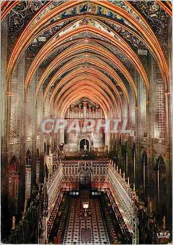 Cartes postales moderne Albi (Tarn) Basilique Sainte Cecile (XIIIe et XIVe  s) ensemble de la Nef