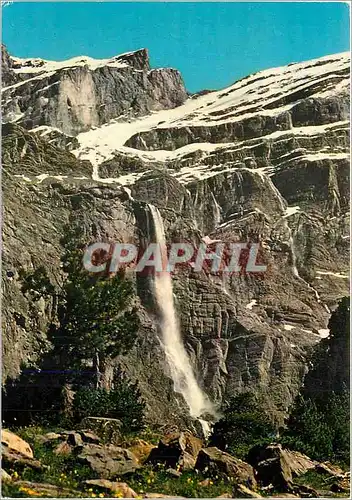 Cartes postales moderne Nos Belles Pyrenees Gavarnie (H P) La Grande Cascade
