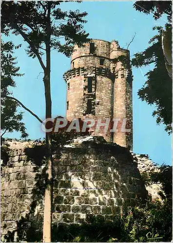 Moderne Karte Montlhery (Essonne) ancien donjon de Monthery