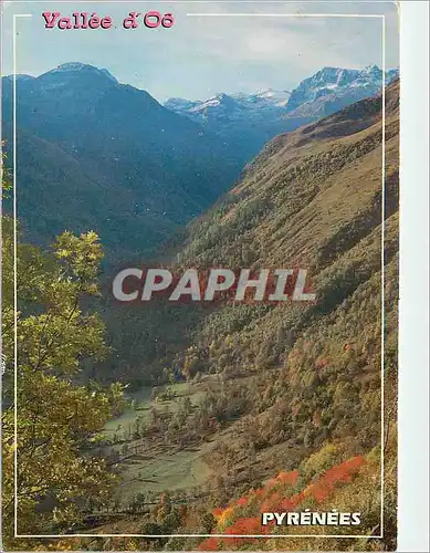 Cartes postales moderne Env de Luchon Vallee de d'Oo Lieu de promenades et de randonnees menant au lacs d'Oo d'Espingo e