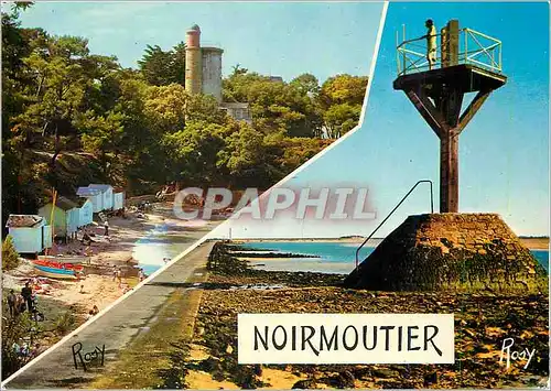 Cartes postales moderne Noirmoutier en L'Ile Plage de l'Anse Rouge Passage  du Gois une Balise