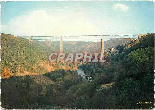 Cartes postales moderne Le viaduc de Fades (P de D) au dessus de la Stoule le geant d'Europe long 470 m haut 133m