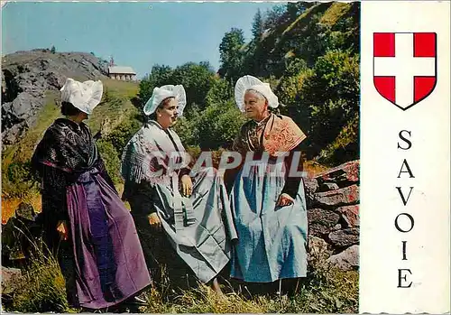 Cartes postales moderne Vallee du Galibier Valloirinches en tenue du dimanche Folklore