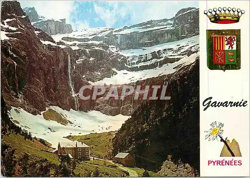 Moderne Karte Les Pyrenees Gavarnie (Hautes Pyrenees)